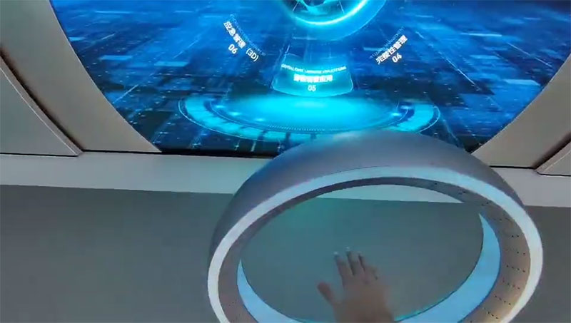 圓環手勢識別互動